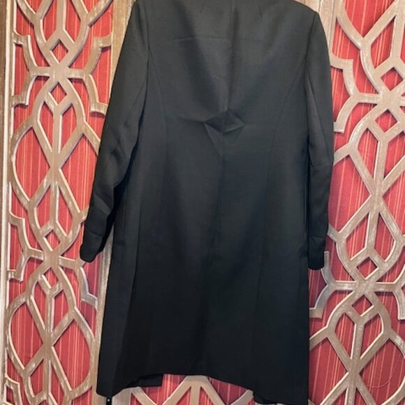 Long Black Women's Suit Jacket - Picture 2 of 2